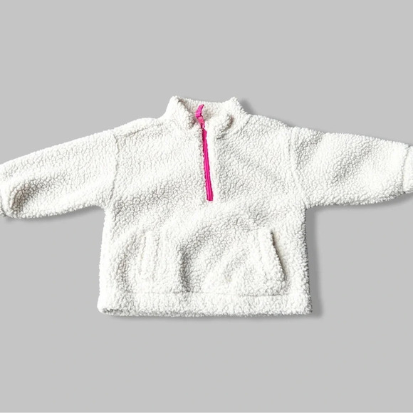 Gap Baby  Sherpa Quarter-Zip Sweatshirt 18-24 months - Picture 1 of 14